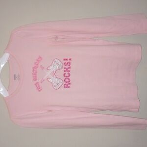 Gymboree Pink 'My Birthday Rocks' Long Sleeve Tee